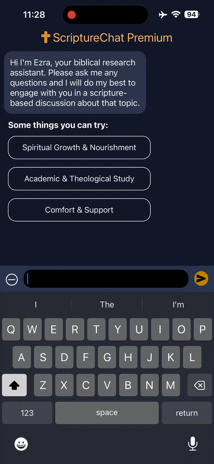 ScriptureChat: The First Gen AI Bible Study App on IOS