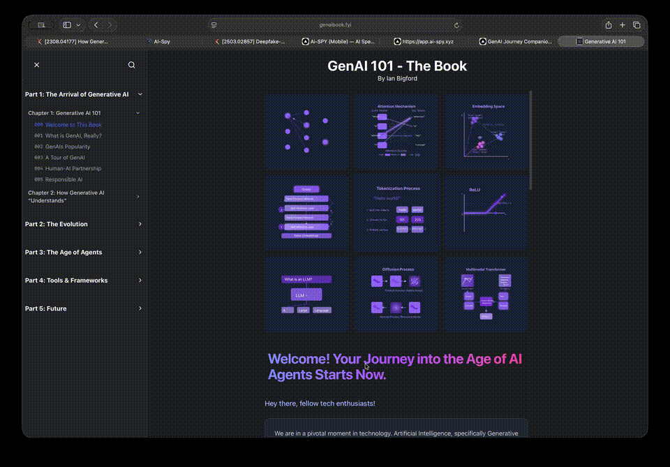 The Gen AI Book: History to Now — Projects & Writing